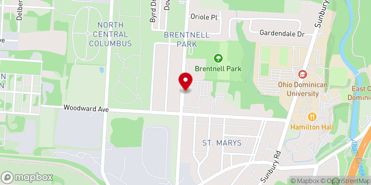 Map showing location of The Church of Christ of the Apostolic Faith