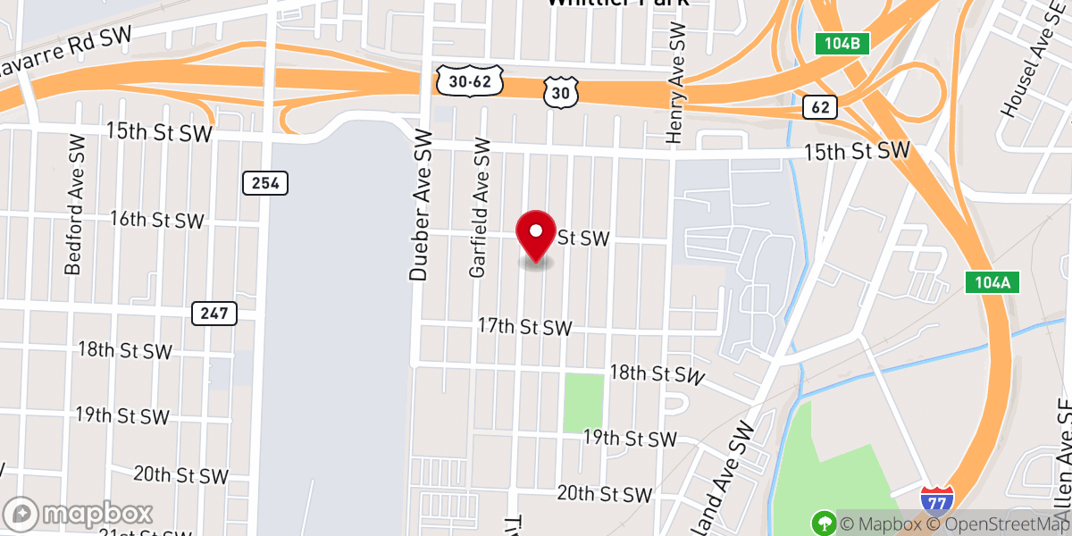 Map showing location of Living Hope Christian Fellowship