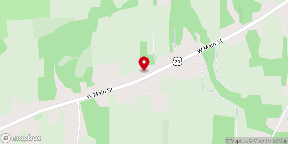Map showing location of Lake Shore Community Chapel