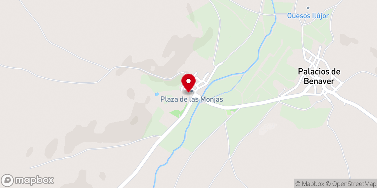 Map showing location of Monasterio de San Salvador