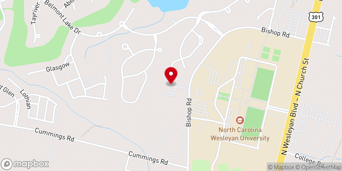 Map showing location of Rise Church