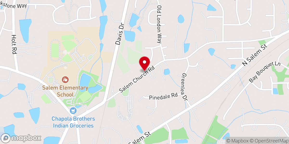 Map showing location of DJ's Berry Patch