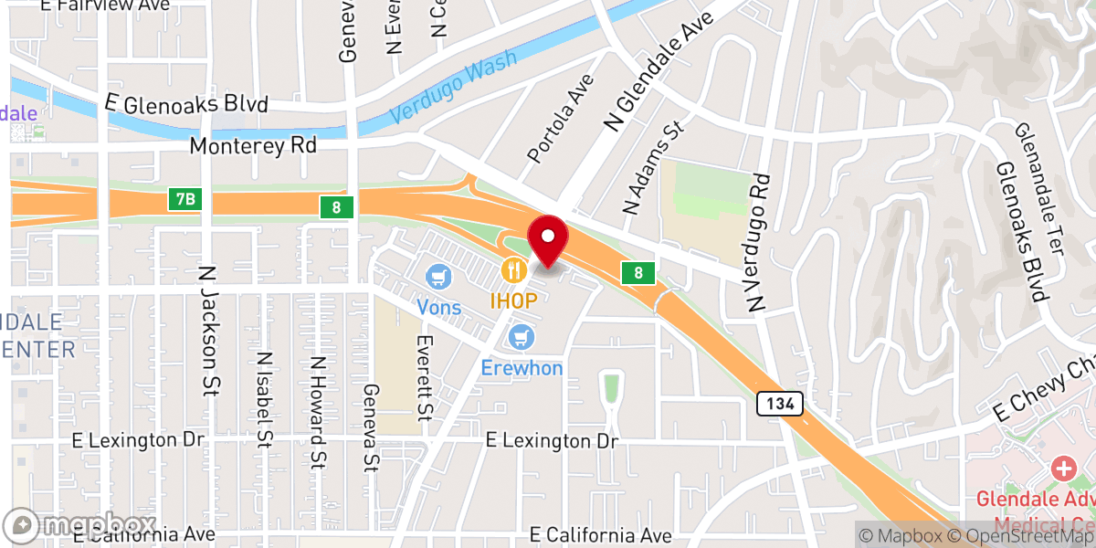 Map showing location of New Creation L.A. Church