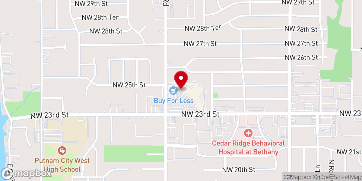 Map showing location of Roll to Church Inc