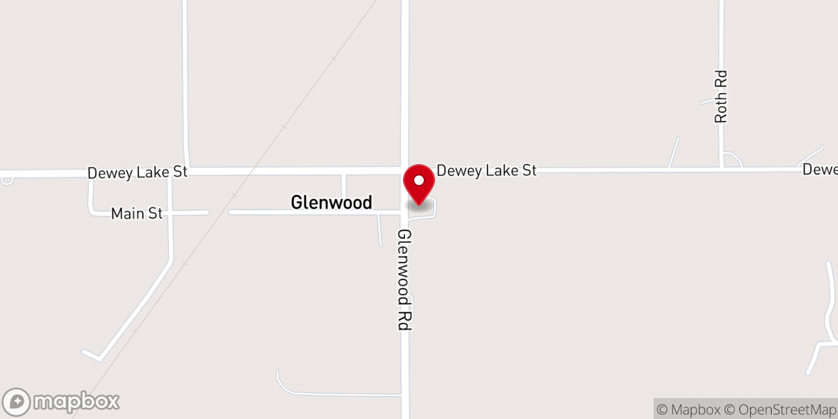 Map showing location of Glenwood Seventh-day Adventist Church