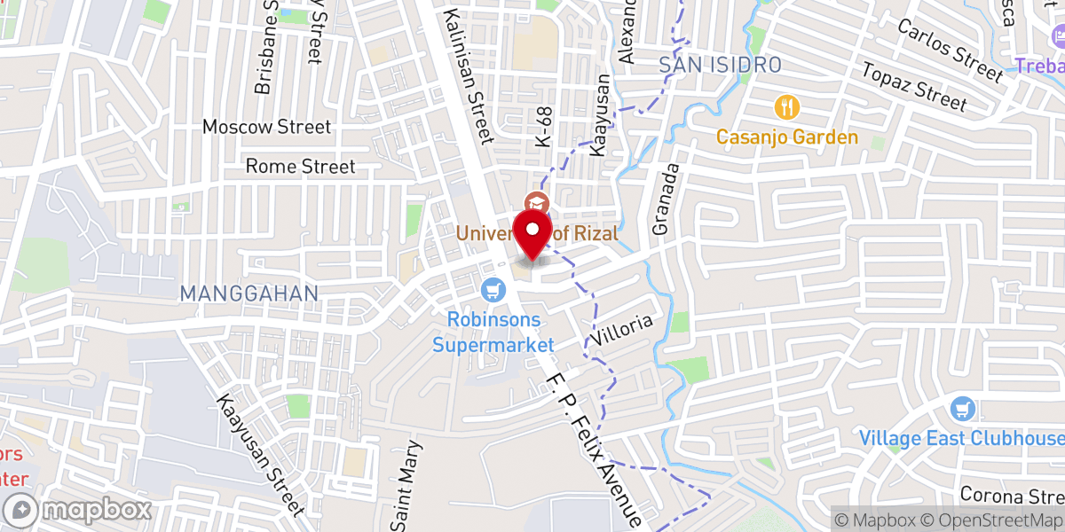 Map showing location of Vista Verde Evangelical Fellowship