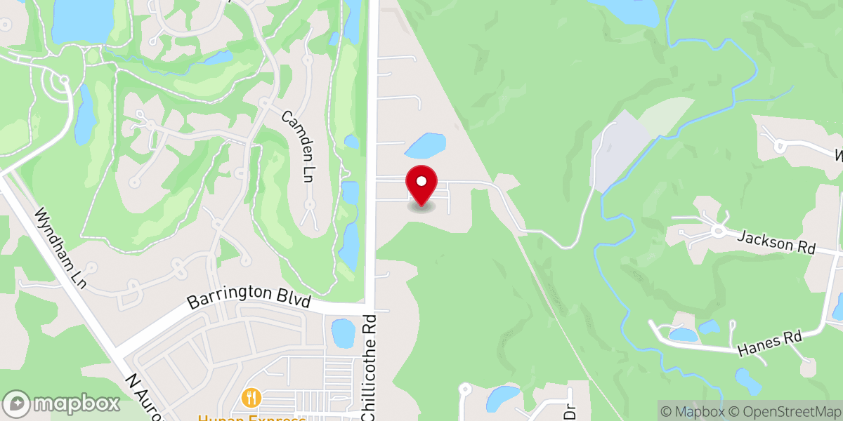 Map showing location of Silver Creek Church
