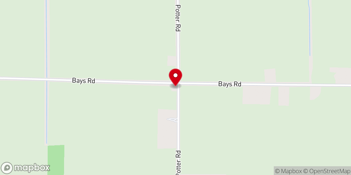 Map showing location of South Liberty United Methodist Church