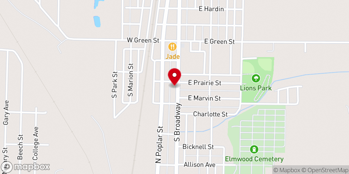 Map showing location of Intercessory Prayer Ministry