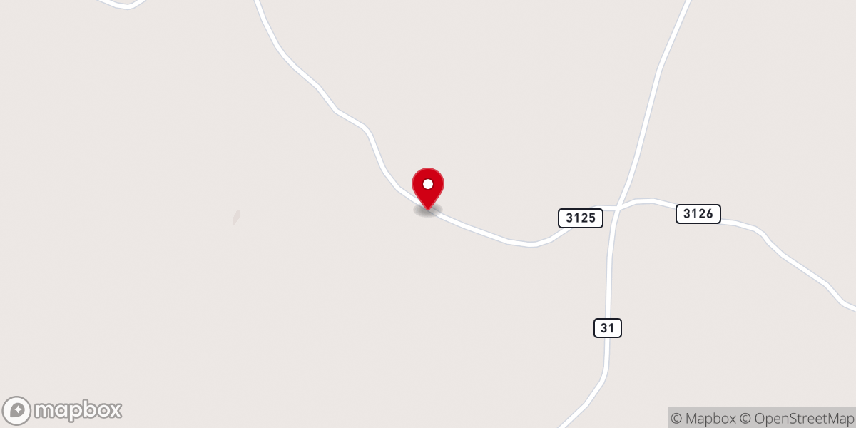 Map showing location of New Homer Church
