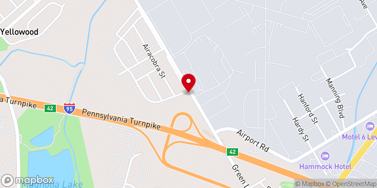 Map showing location of House of Prayer