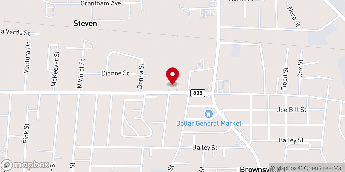 Map showing location of St Joseph's Missionary Church