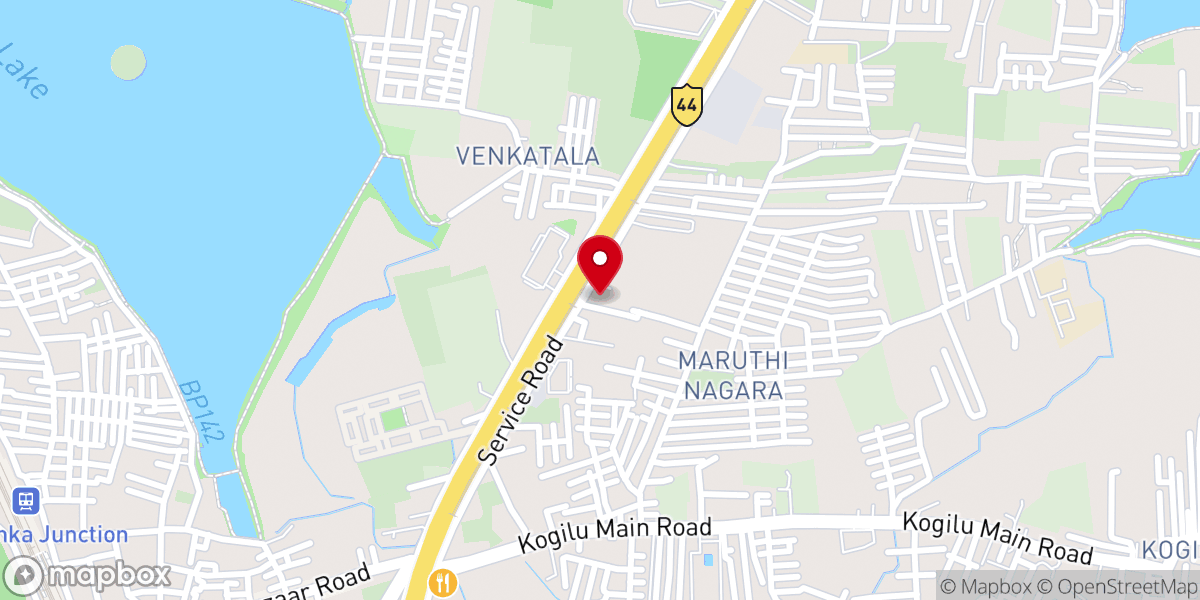 Map showing location of Holy Rosary Church