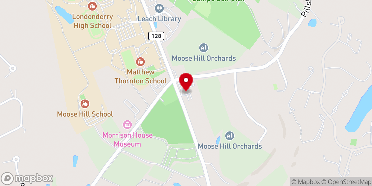 Map showing location of Londonderry Lions Club