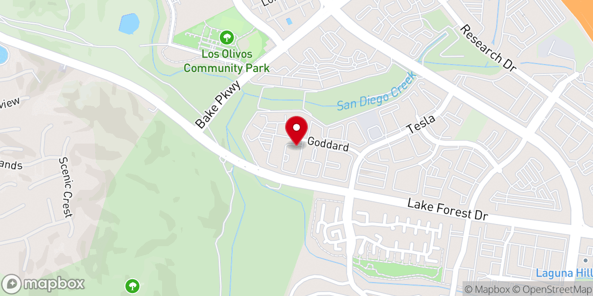 Map showing location of Christ Our Redeemer Church