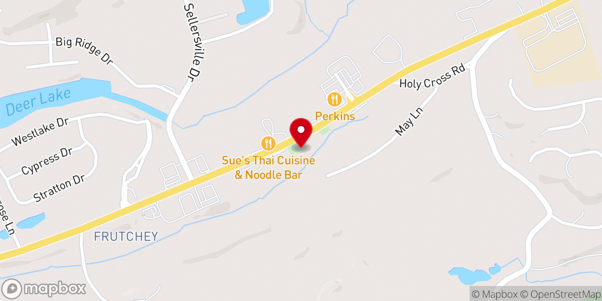 Map showing location of Wesley Church