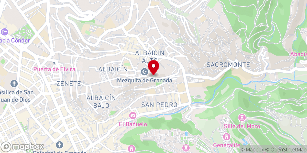 Map showing location of Rr. Mm. Agustinas Recoletas