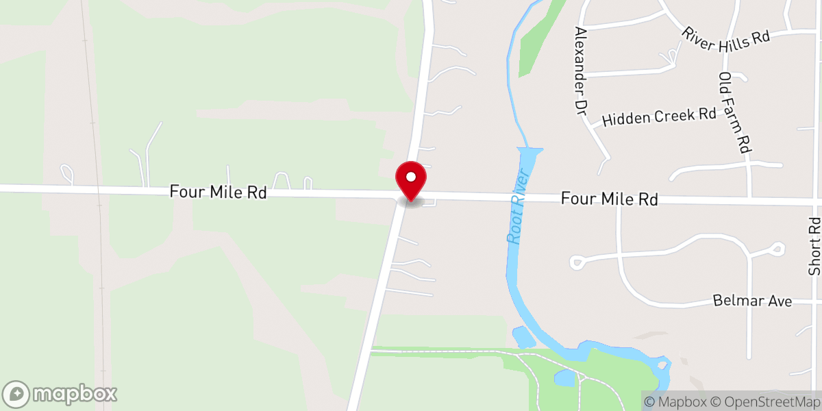Map showing location of Blessed Hope Independent Bible Fellowship