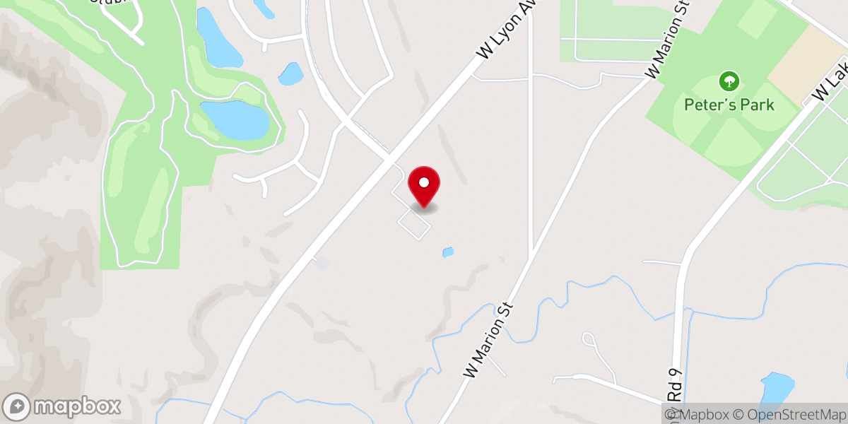 Map showing location of First Lutheran Church