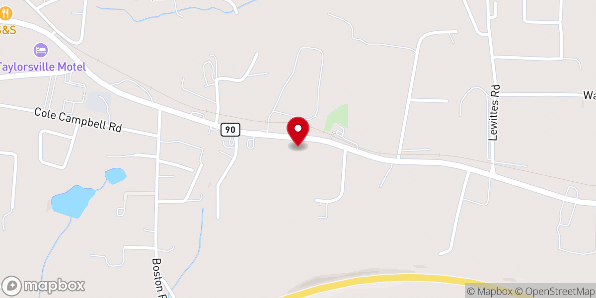 Map showing location of Sound Doctrine Baptist Church