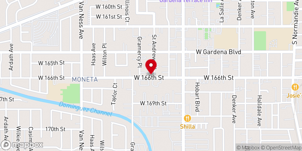 Map showing location of Shepherds Church/El Camino UBF