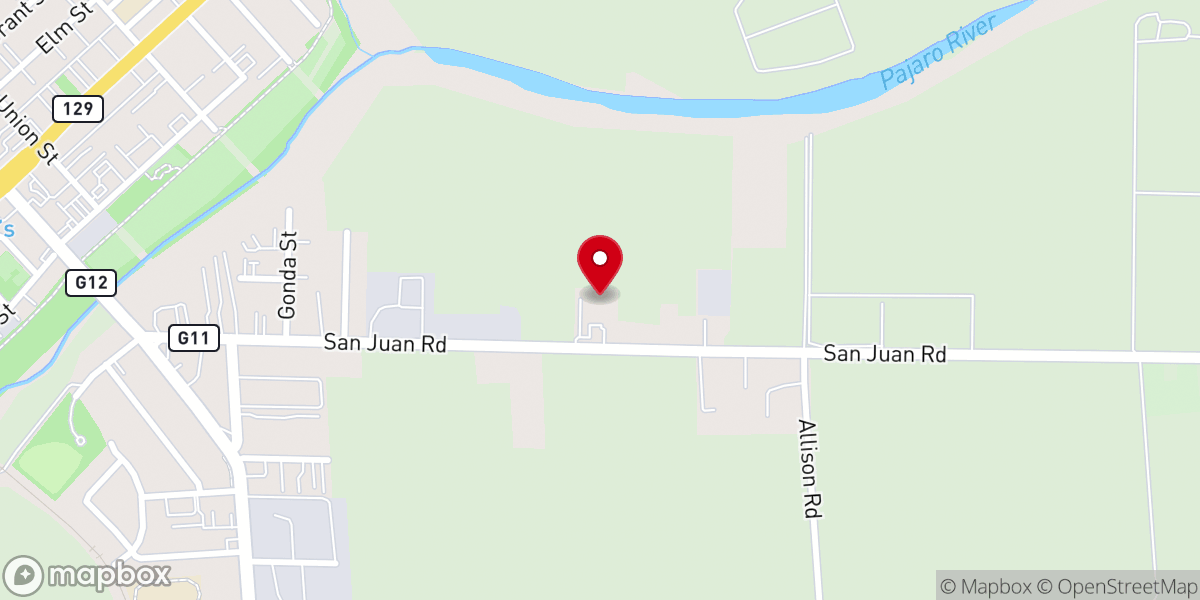 Map showing location of San Pablo De Colores