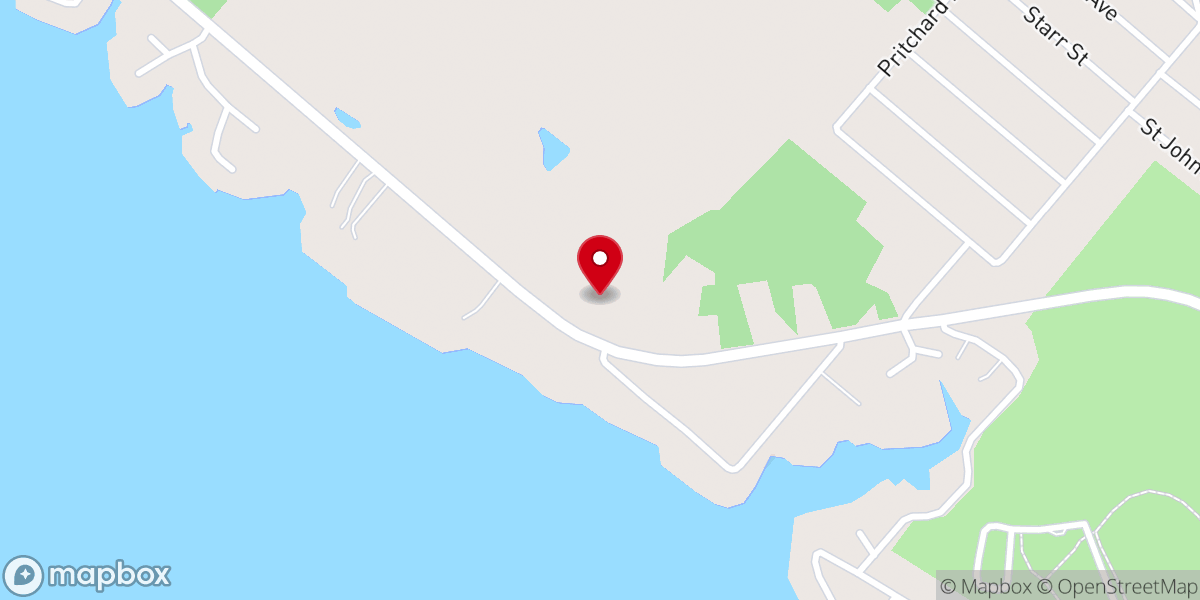 Map showing location of Garner Chapel