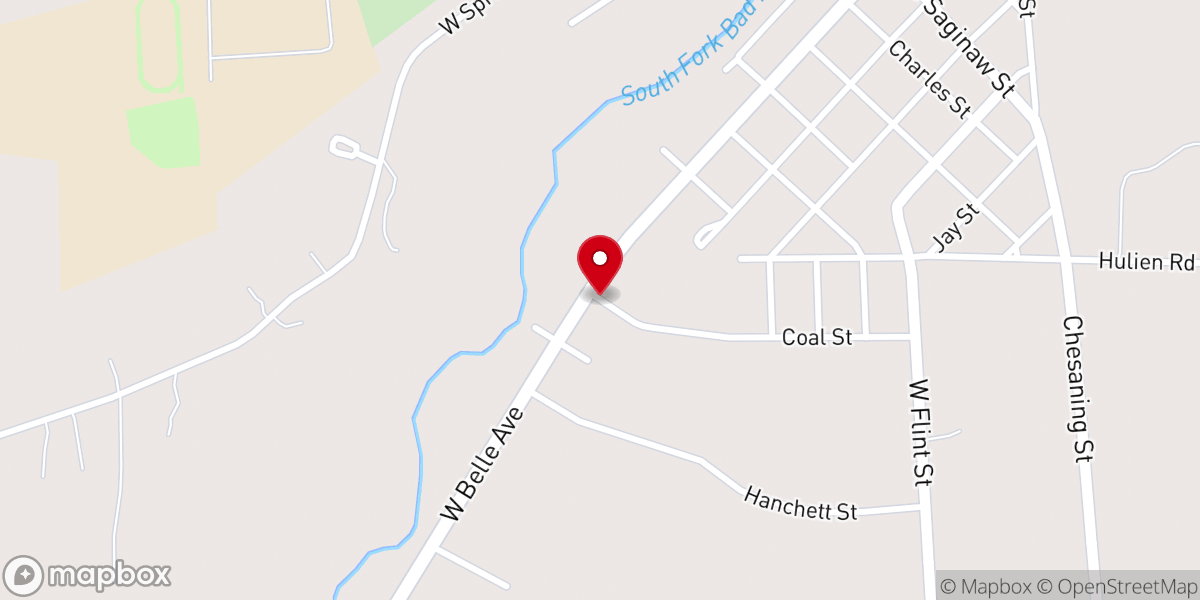 Map showing location of Nativity Ev. Lutheran Church, LCMS