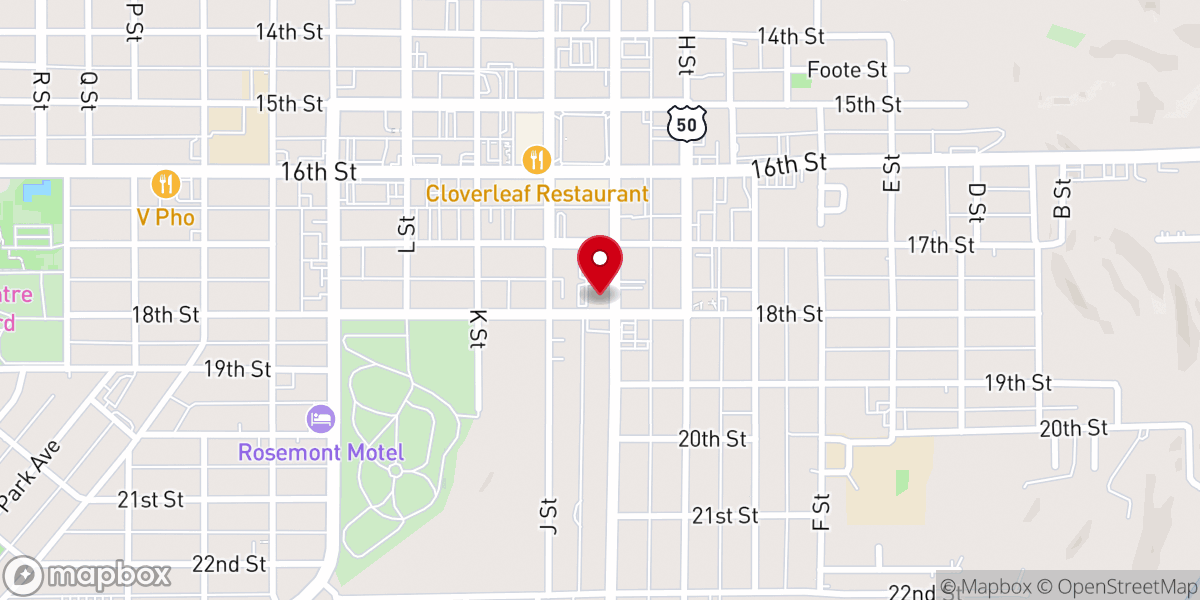 Map showing location of St Vincent De Paul Catholic Church