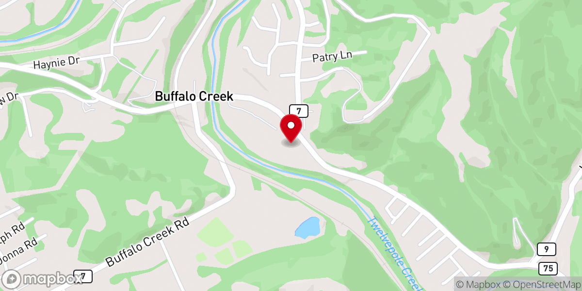 Map showing location of Spring Valley Church of Christ
