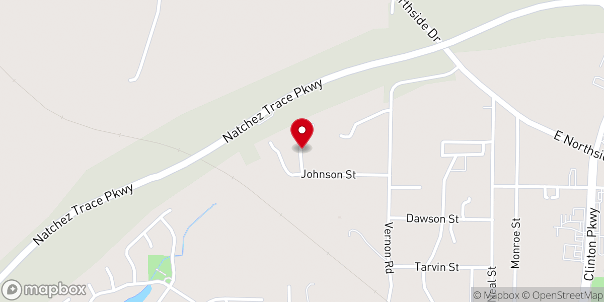 Map showing location of Church of God in Christ