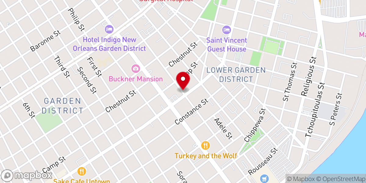 Map showing location of Jesus the Cornerstone Church