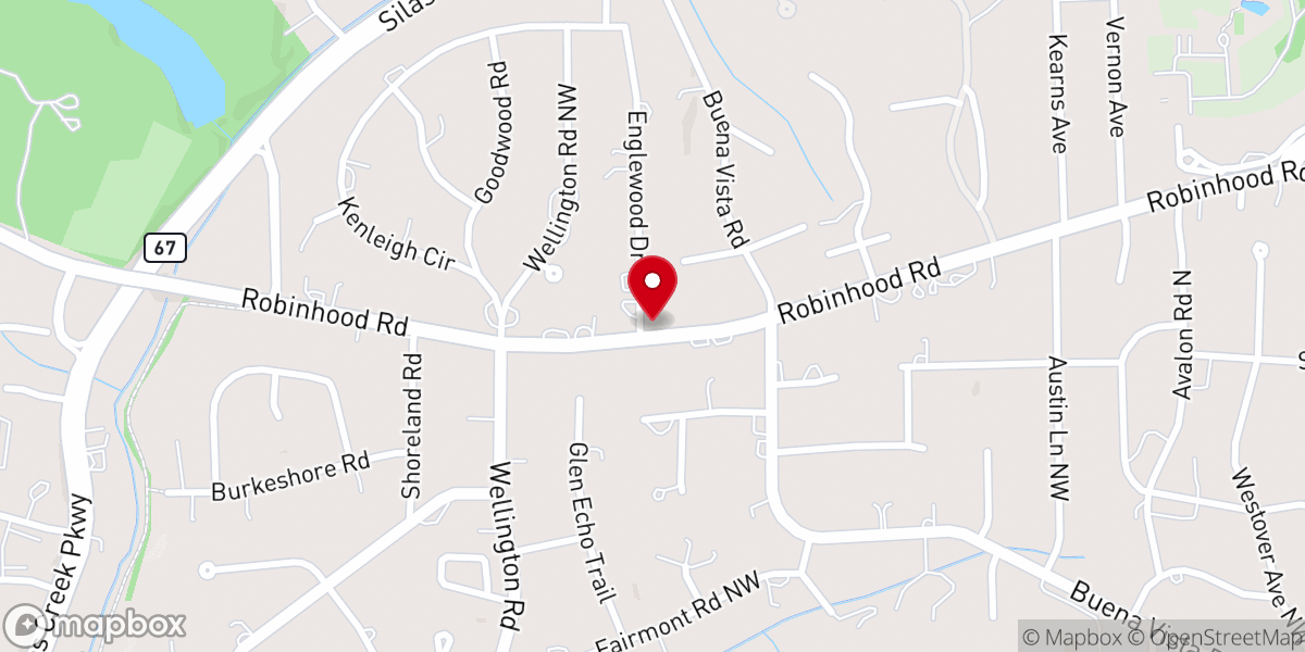 Map showing location of St. Jude Community Church