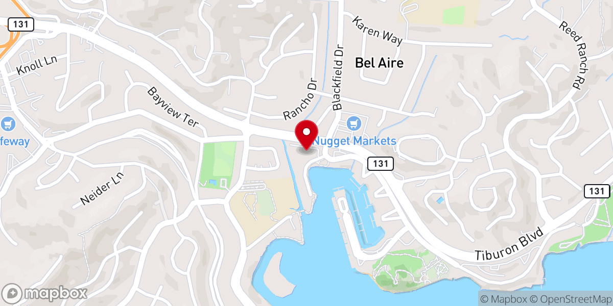 Map showing location of Westminster Presbyterian