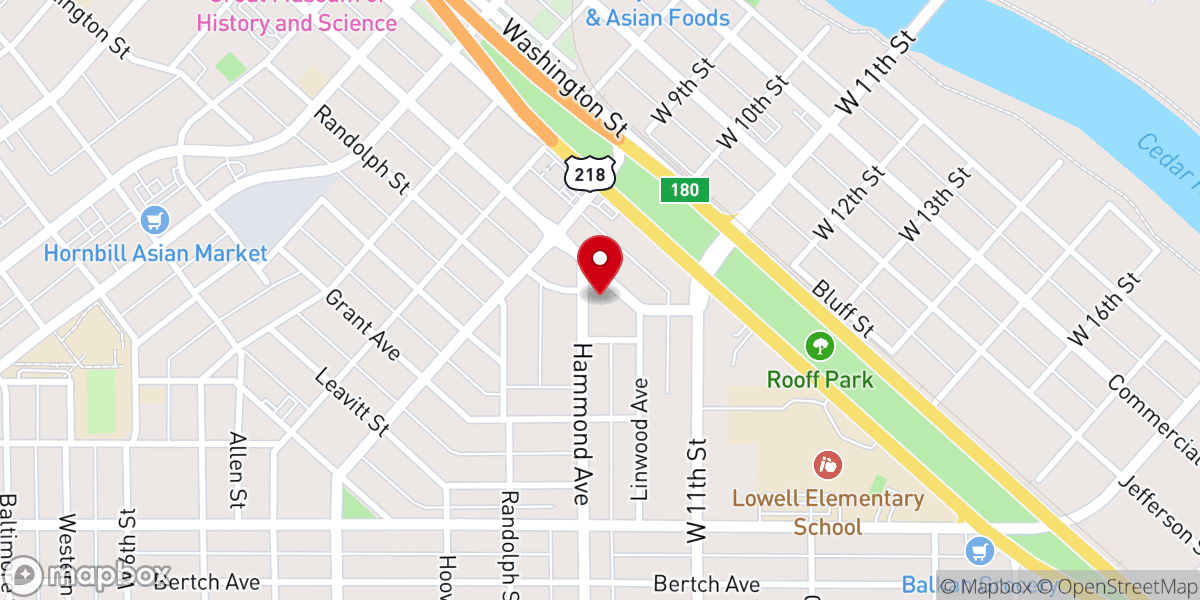 Map showing location of New Beginnings 1st Wesleyan Church
