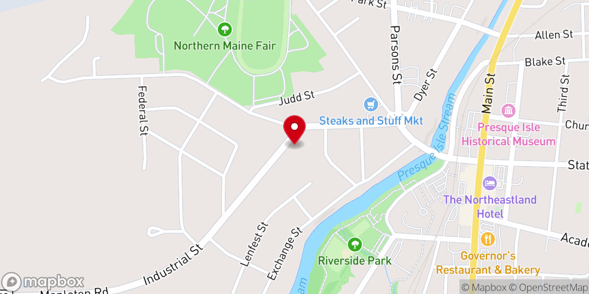 Map showing location of Grace Interfaith Food Table