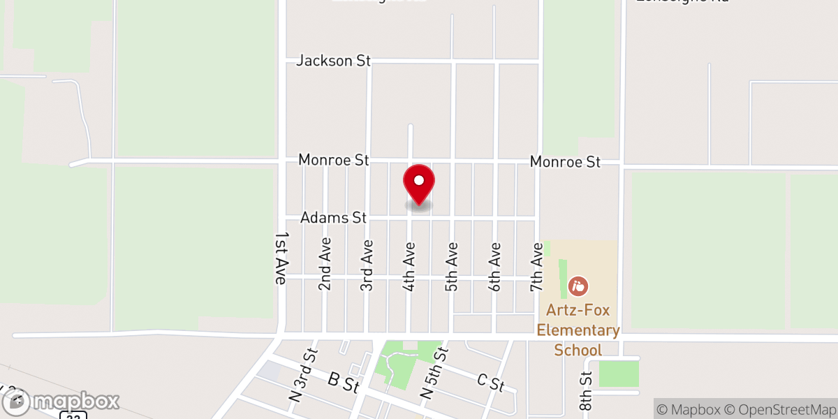 Map showing location of Immaculate Conception Parish