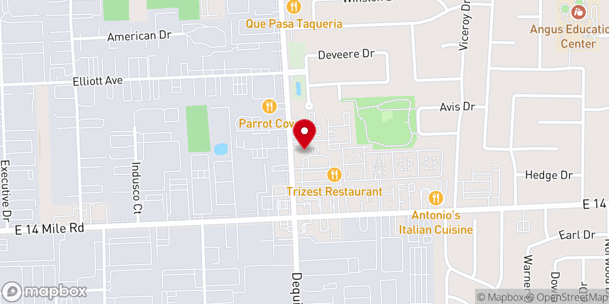 Map showing location of Jesus Baptist Michigan Church