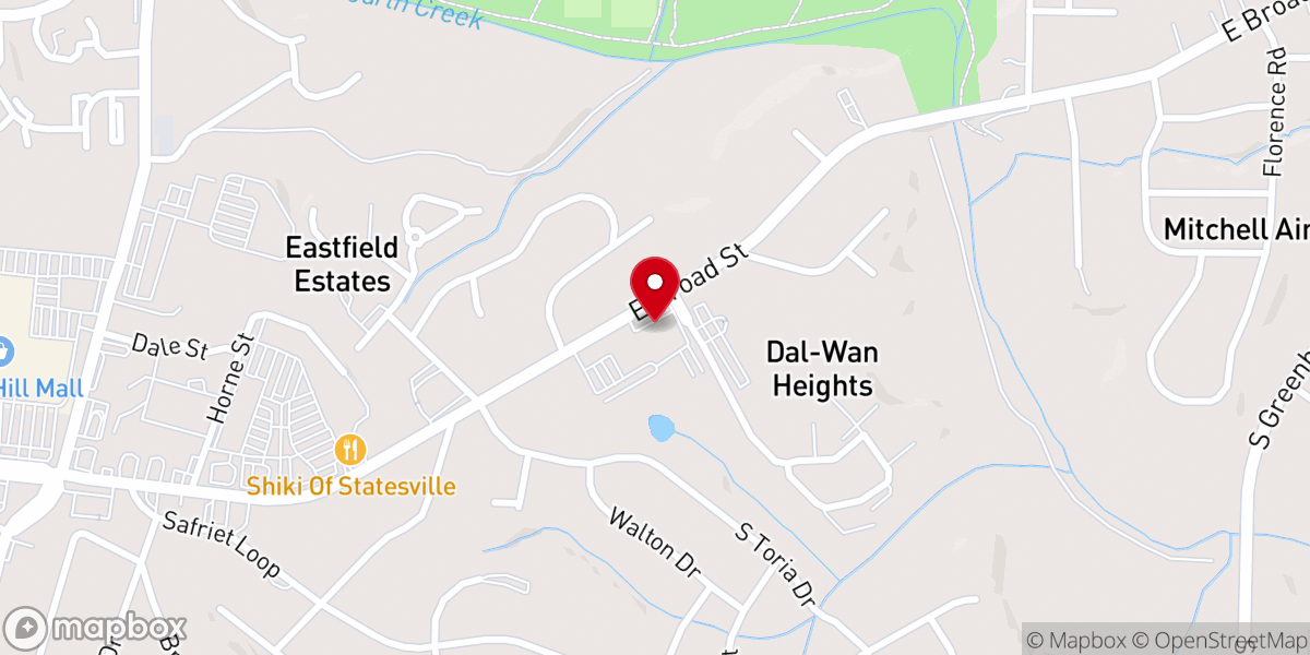 Map showing location of Landmark Church of God
