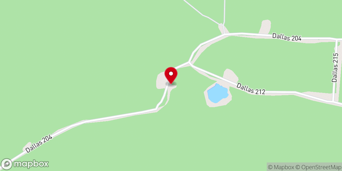 Map showing location of Mount Olivet Church