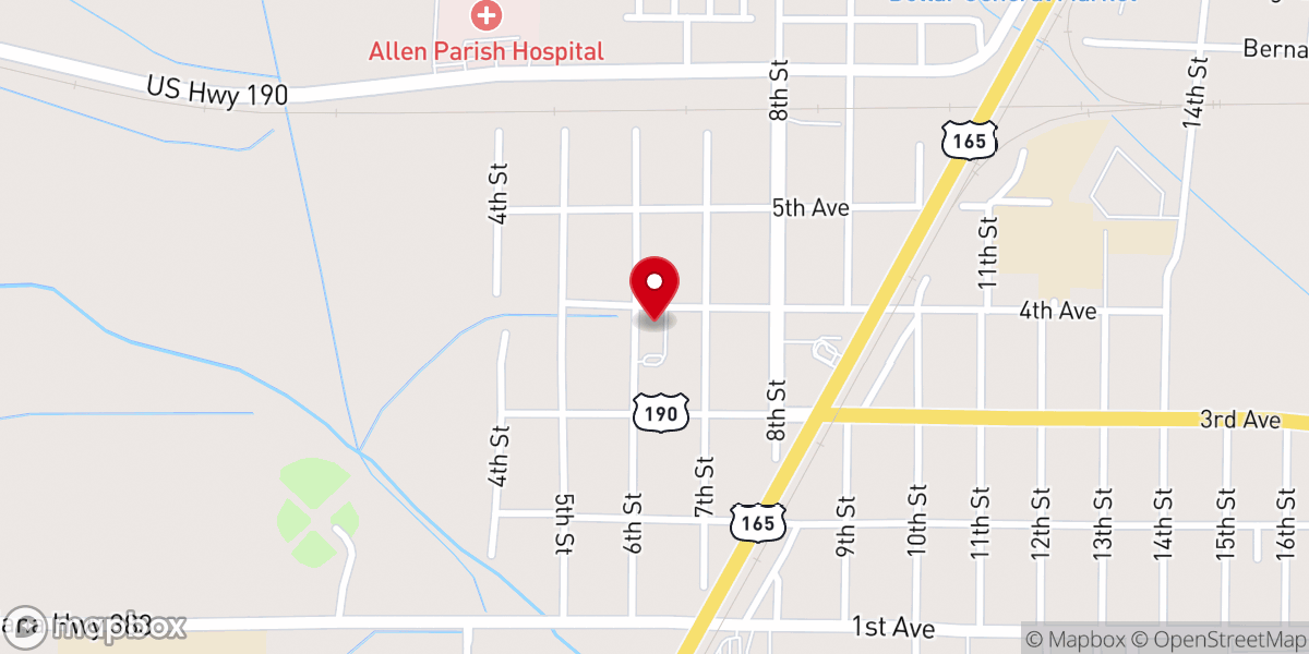 Map showing location of St Philip Neri Church