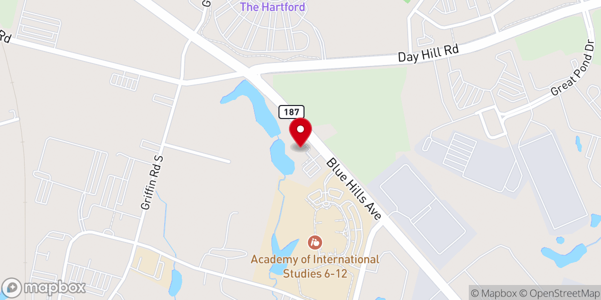 Map showing location of Destiny Church