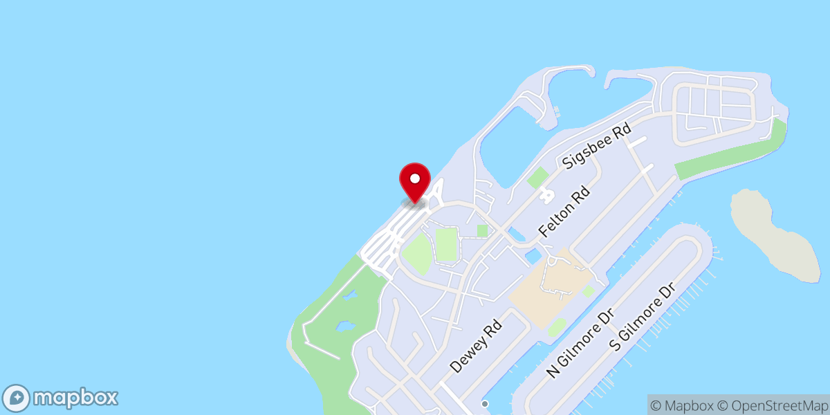 Map showing location of Sigsbee Campground