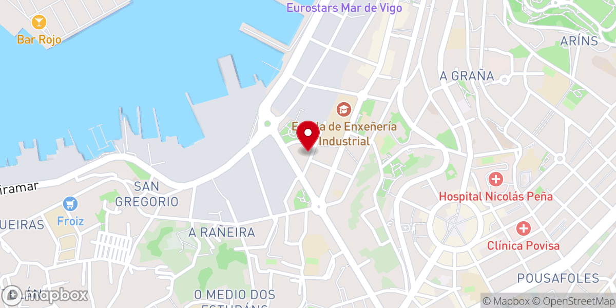 Map showing location of Templo Movemento | Centro de Bienestar
