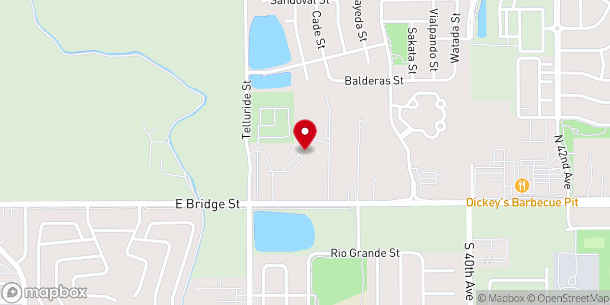 Map showing location of The Healing Place Church