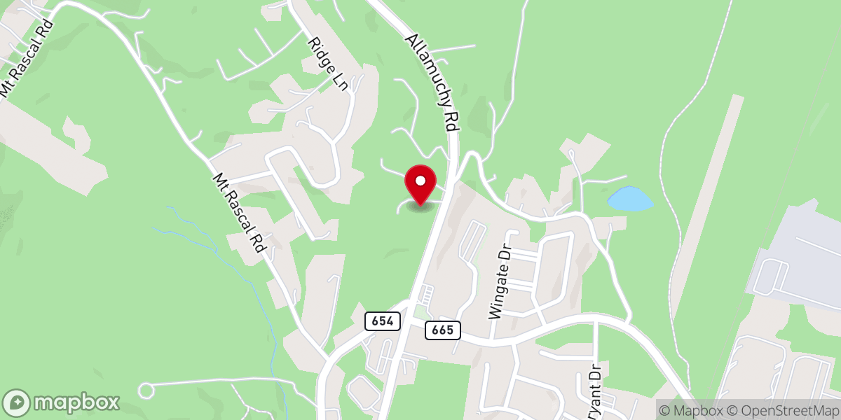 Map showing location of Hackettstown Seventh-day Adventist Church