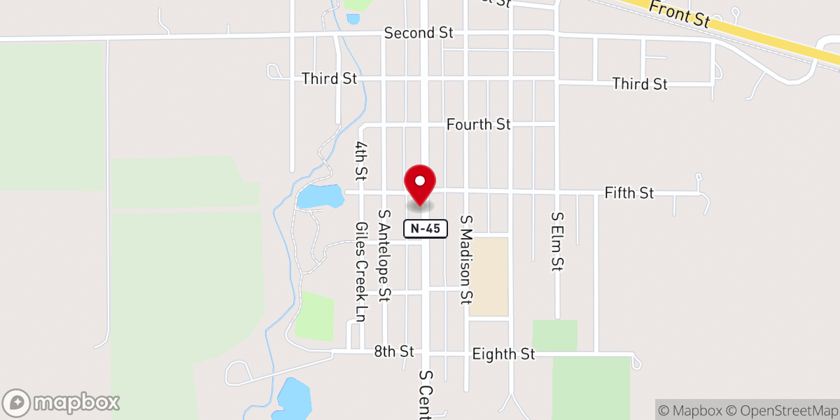 Map showing location of Immanuel Lutheran Church