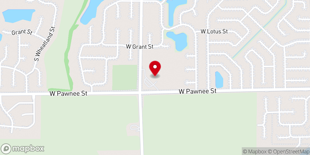 Map showing location of Reliance Community Church