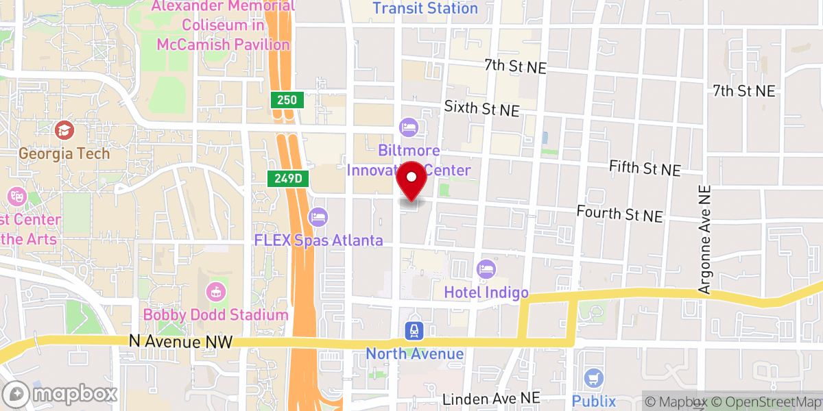 Map showing location of The Vision Center Empowerment Temple Inc
