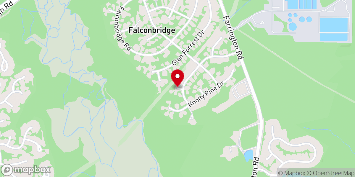 Map showing location of Peaceful Place Inc